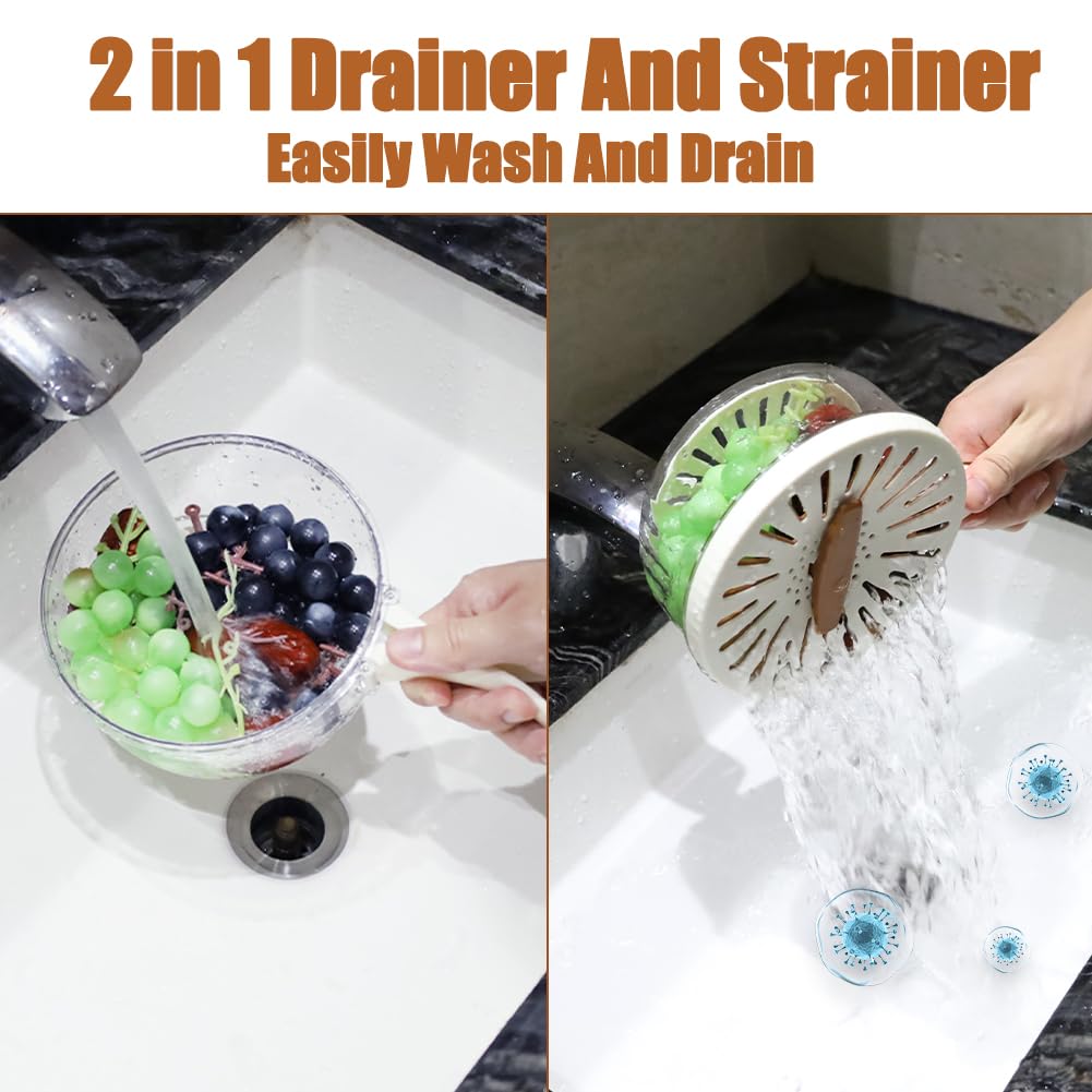 2 In 1 Vegetable Drainer And Strainer