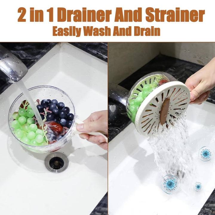 2 In 1 Vegetable Drainer And Strainer