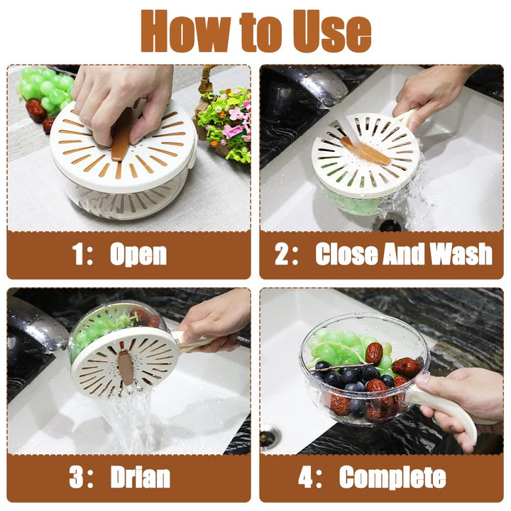 2 In 1 Vegetable Drainer And Strainer