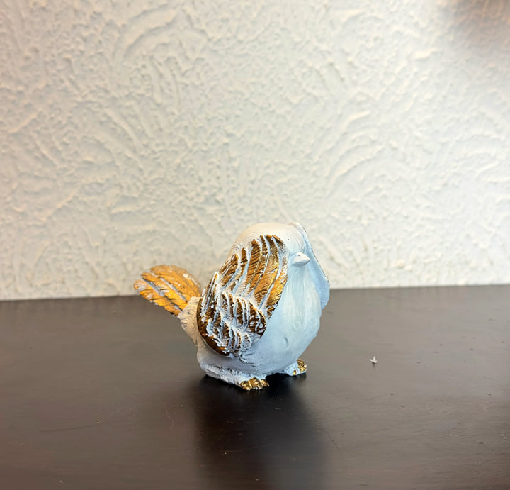 Gold Tone Bird Figurine - Set of 3