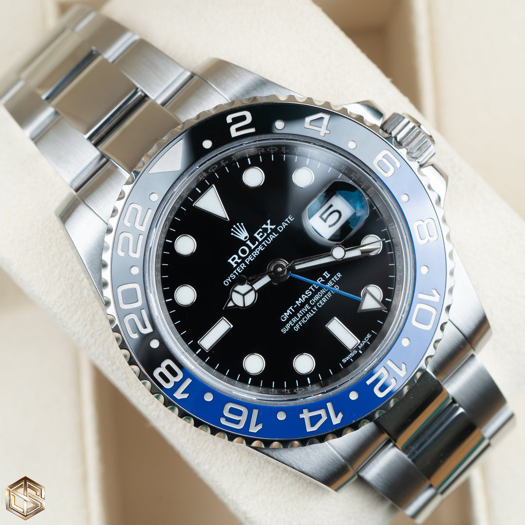 Rolex 116710BLNR GMT-Master II 'Batman' Oyster 2014 Full Set Watch