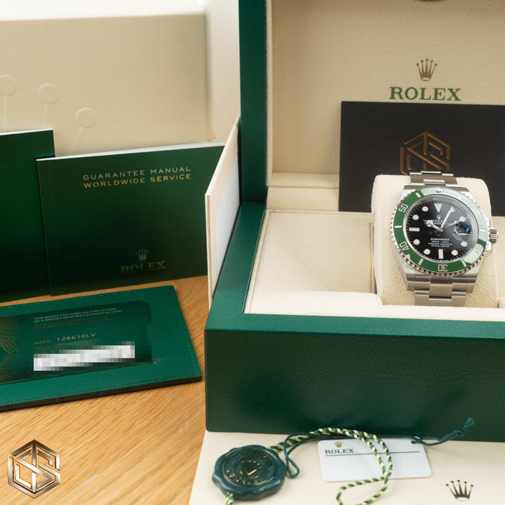 Rolex 126610LV 2024 UNWORN Submariner Date 'Starbucks' 41mm Full Set Watch