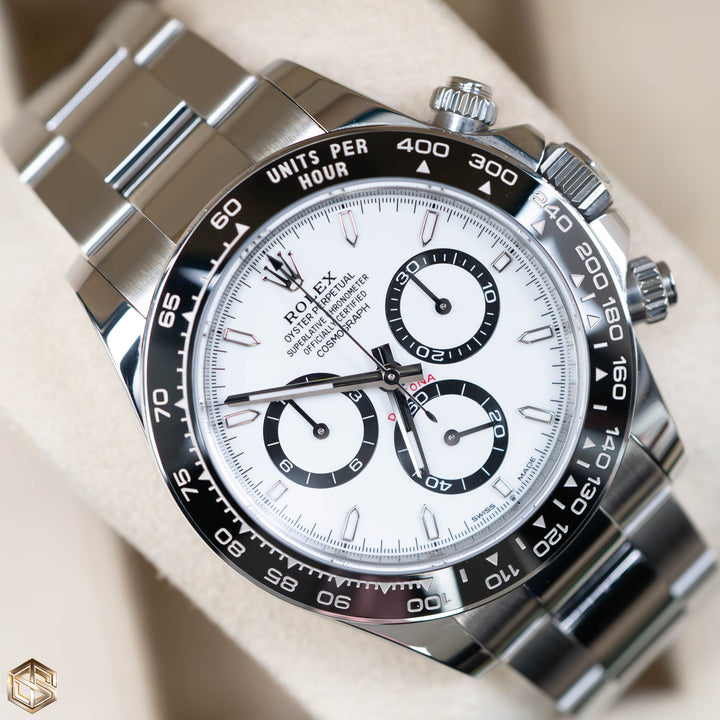 Rolex 126500LN UNWORN Daytona Ceramic White 'Panda' Dial 2024 Full Set Watch