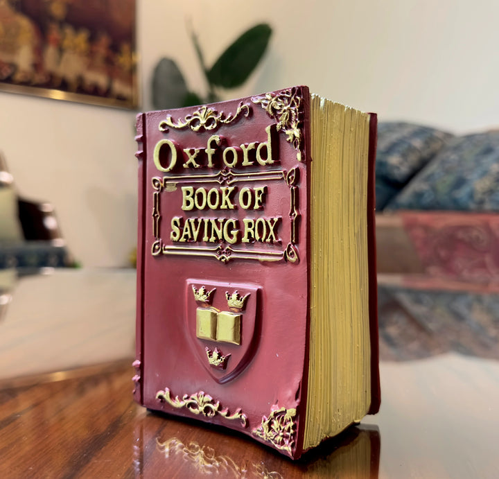 Book Shape Money Box - Red
