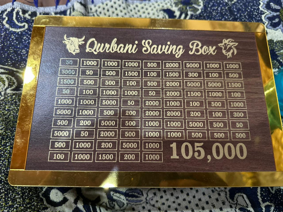 Qurbani Saving Box