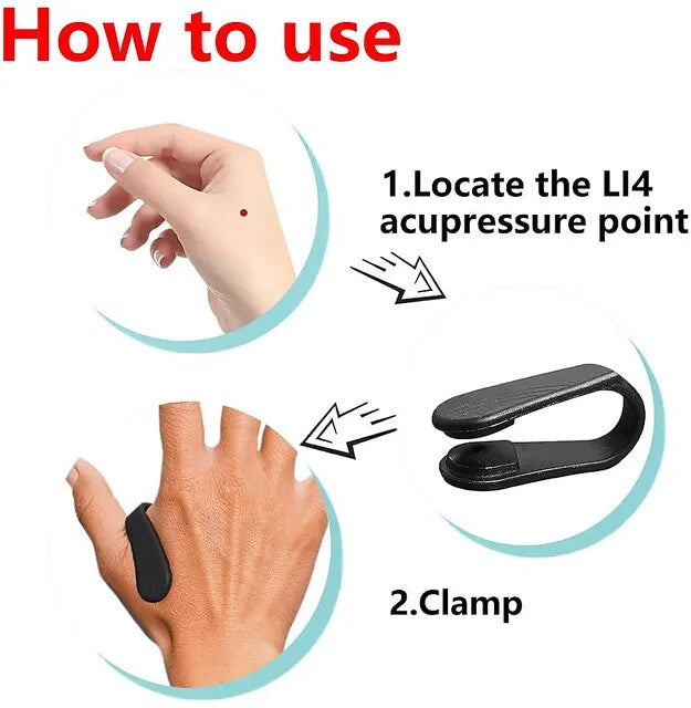 Sugar Control LI4 Acupressure Point Clip