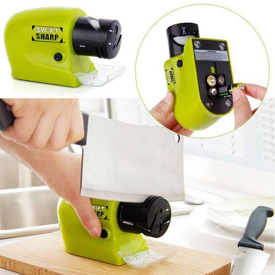 Swifty 3-Stage Electric Knife Sharpener – Fast, Universal, Durable