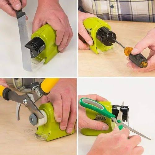 Swifty 3-Stage Electric Knife Sharpener – Fast, Universal, Durable